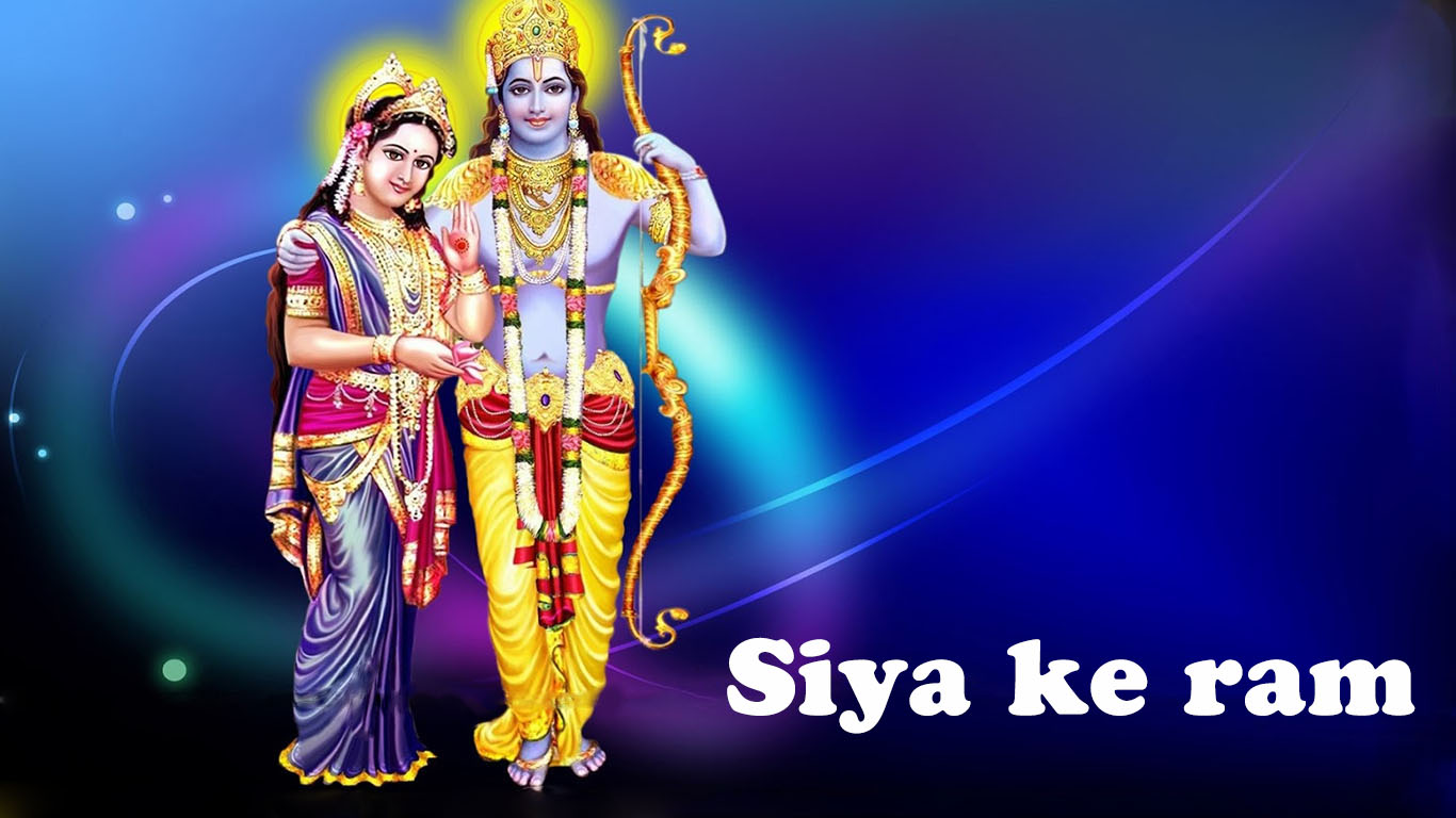 Ram Sita Wallpaper Full Size - Vivah Panchami Ki Shubhkamnaye - HD Wallpaper 