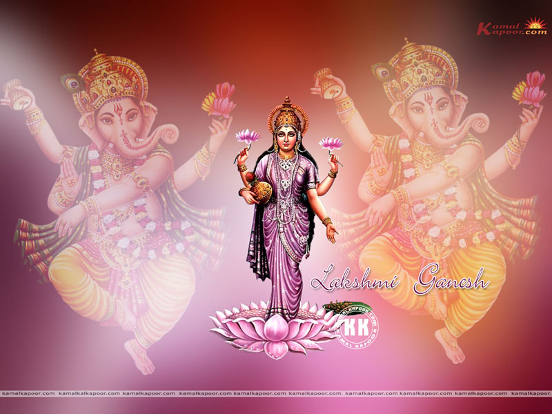 Lakshmi Ganesh Wallpaper Hd - HD Wallpaper 