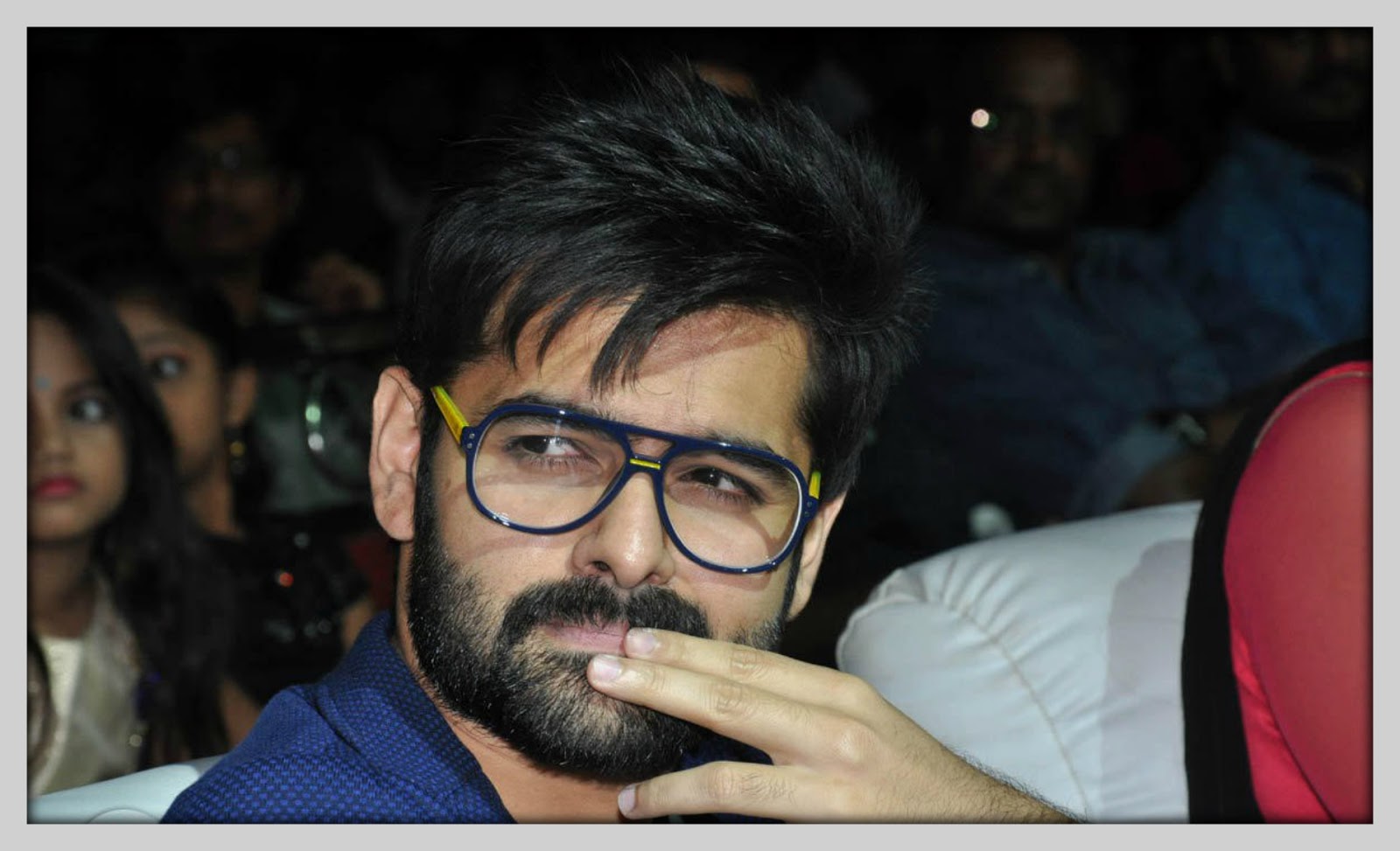 Ram Pothineni Images In Nenu Sailaja Audio Release - HD Wallpaper 