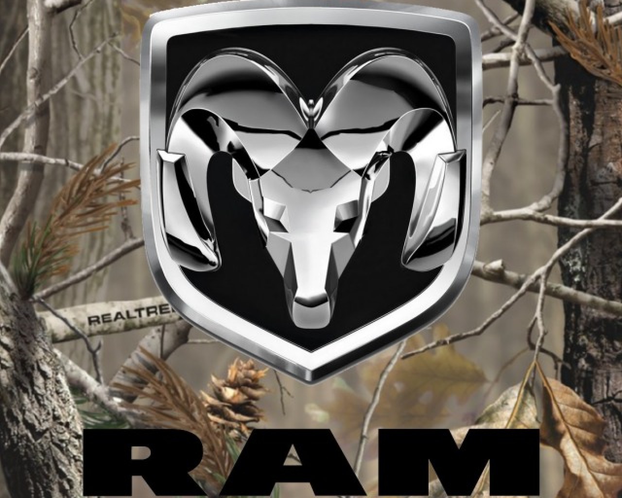 Dodge Ram Logo Camo - HD Wallpaper 