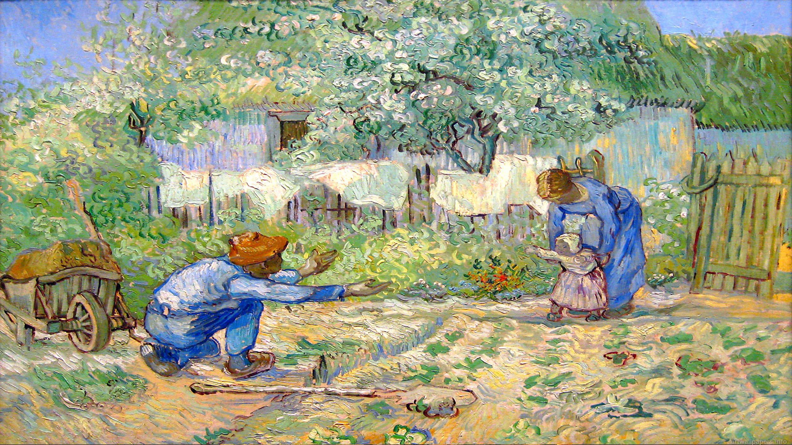 Van Gogh Family Painting - HD Wallpaper 