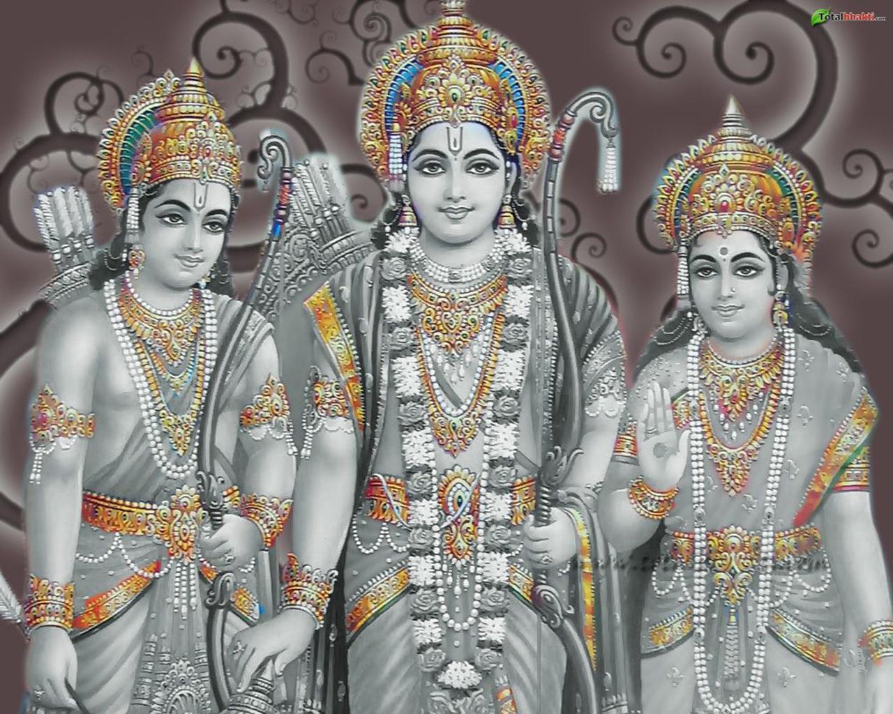 Lord Rama And Mata Sita Beautiful Photos - Sri Rama Navami Ram Navami - HD Wallpaper 