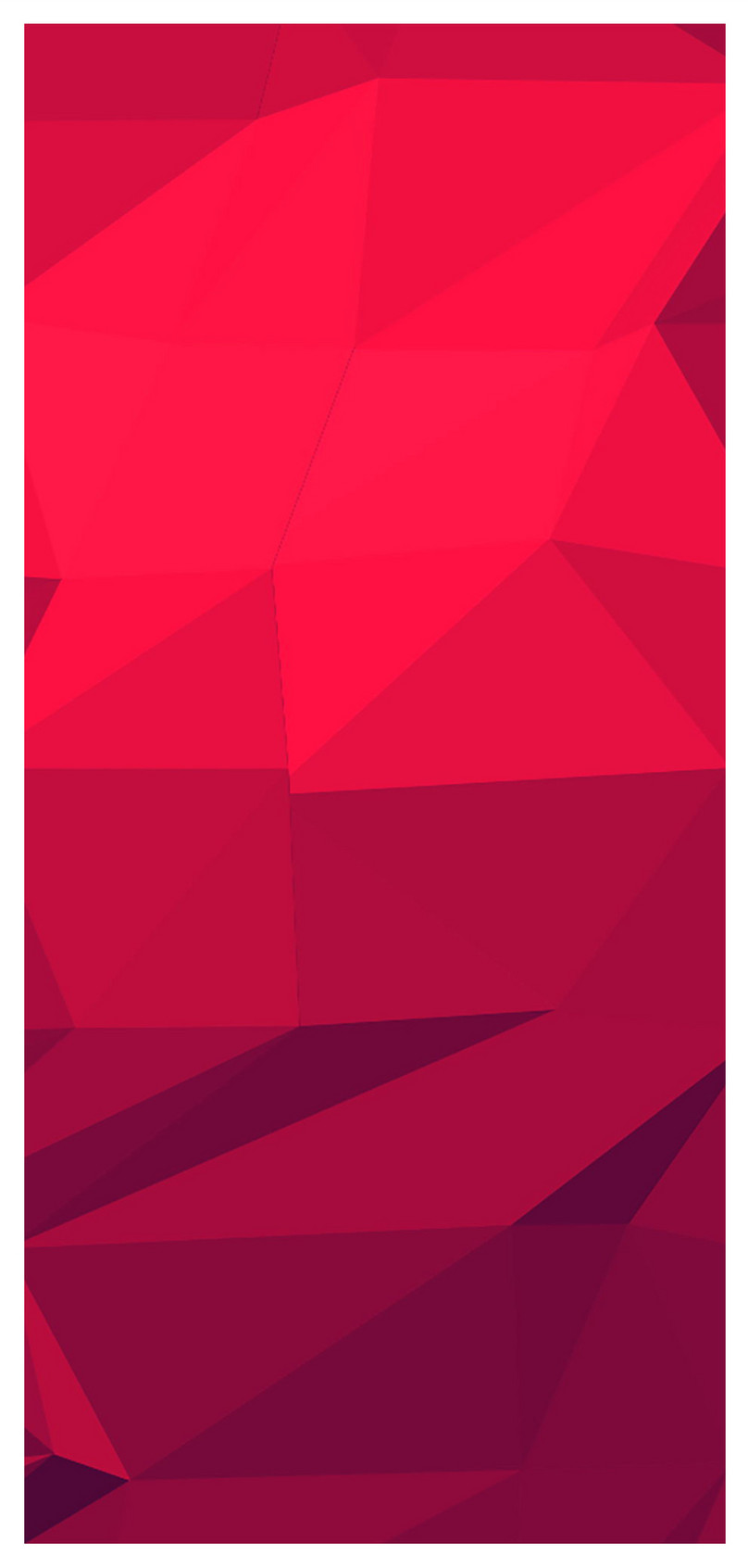 Blok Warna Merah Wallpaper Ponsel - Triangle - HD Wallpaper 