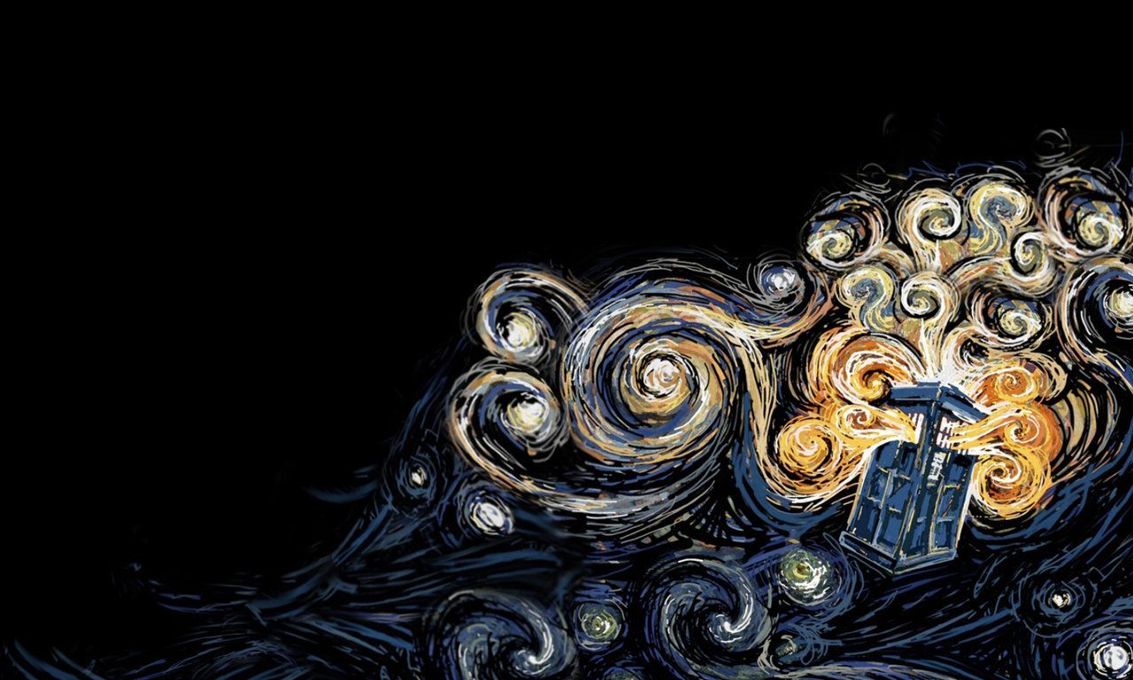 Van Gogh Desktop Wallpaper - Doctor Who Tardis Starry Night - 1280x769 Wallpaper Van Gogh Desktop Wallpaper - Doctor Who Tardis Starry Night - 1280x769 Wallpaper