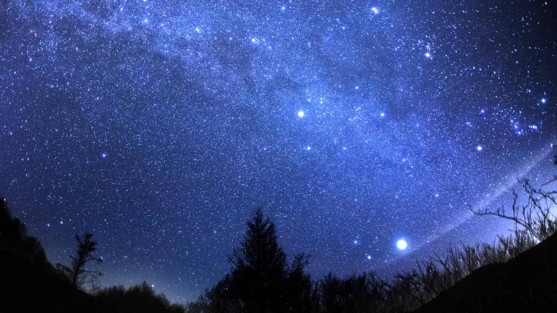 Pc Starry Night - HD Wallpaper 