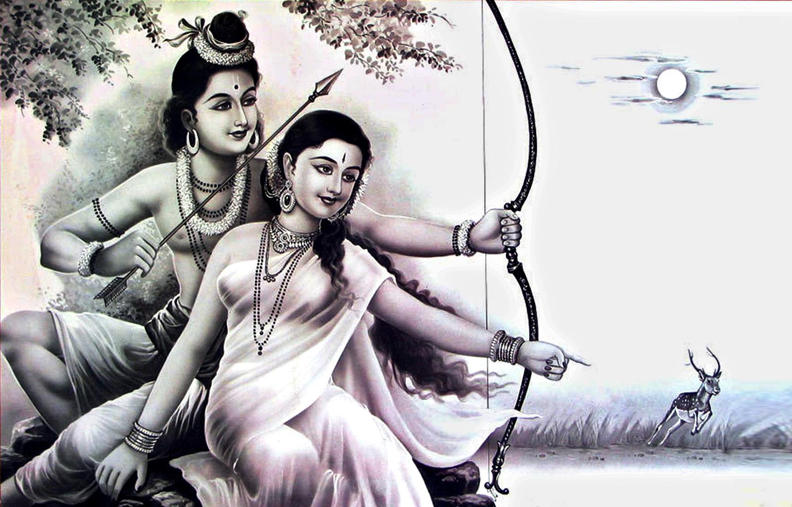 Ramayana Sita Golden Deer - HD Wallpaper 