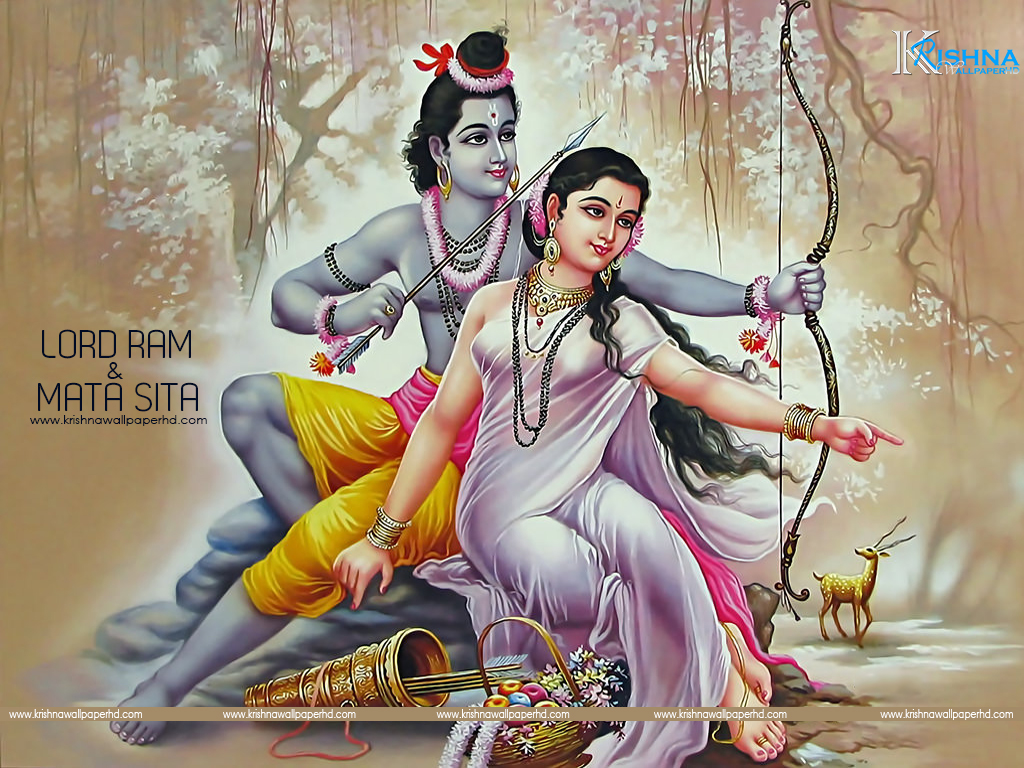 Lord Ram And Mata Sita Hd Photo - High Resolution Sri Raman - HD Wallpaper 