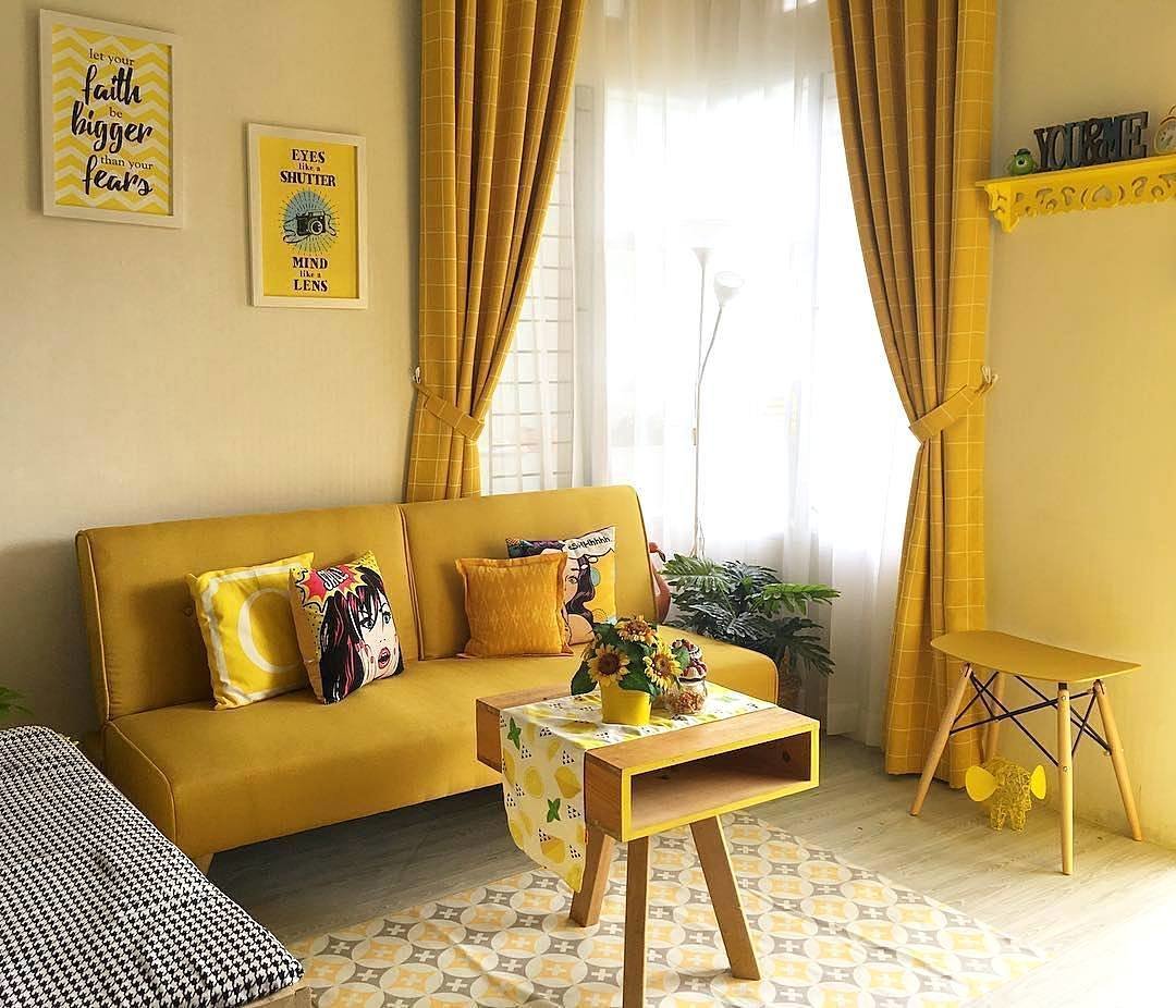 Sofa Sederhana Untuk Ruang Tamu - HD Wallpaper 