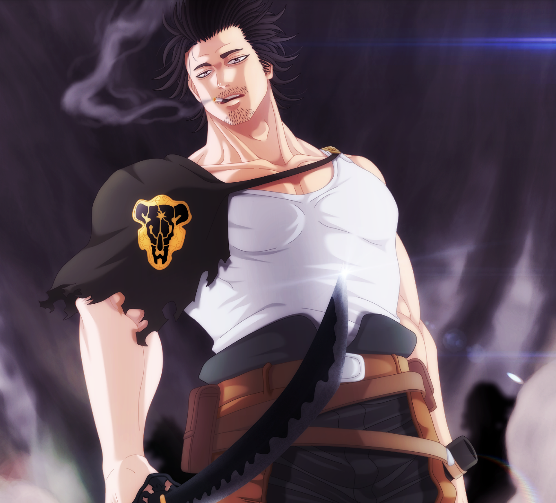 Black Clover Yami Wallpaper 4k - HD Wallpaper 