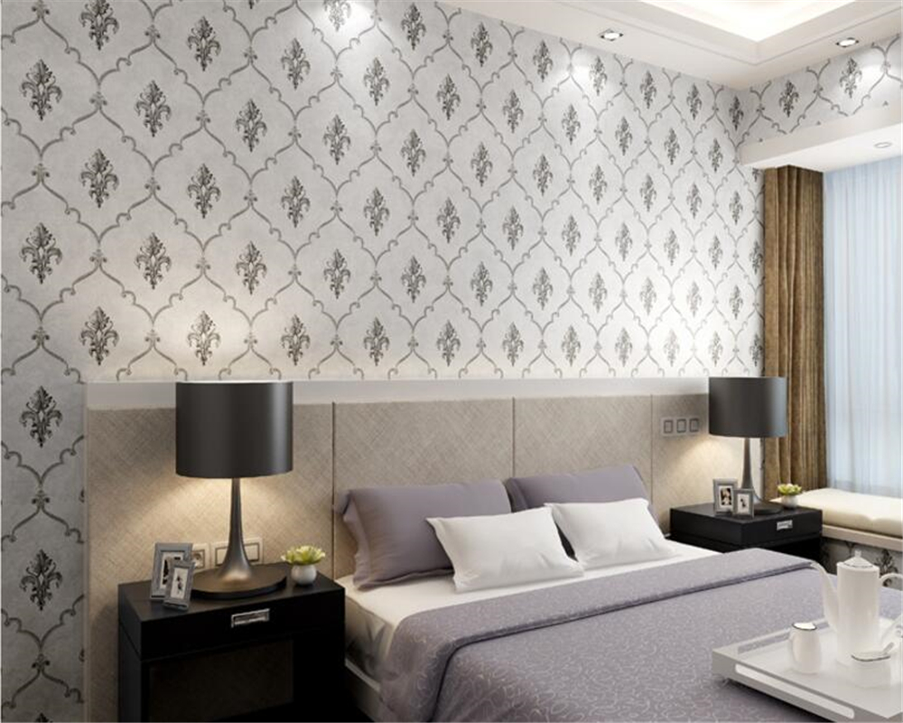 Tapeten Schlafzimmer Silber - HD Wallpaper 