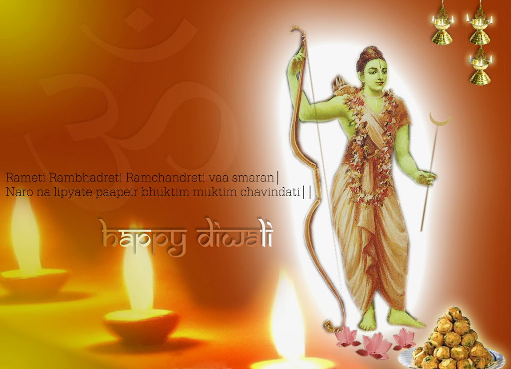 Shree Ram Happy Diwali Happy New Year Wallpapers Popopics - Jai Shree Ram Diwali - HD Wallpaper 