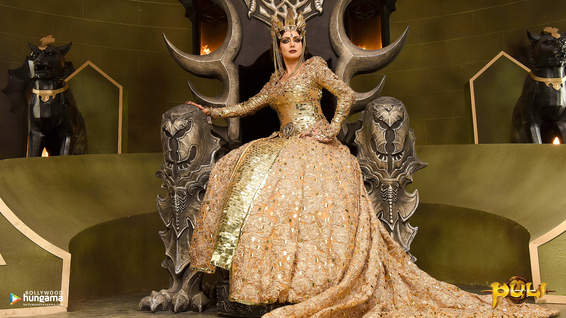 Puli - Puli Movie Still Sridevi - HD Wallpaper 