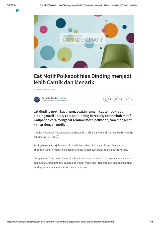 Dinding Cat Kamar Motif Kotak Kotak - HD Wallpaper 