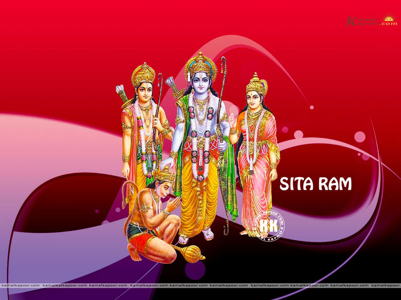 Ram Sita - HD Wallpaper 