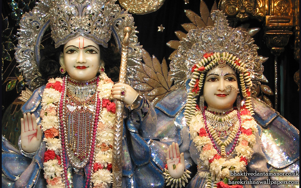Sita Ram Iskcon Statue - HD Wallpaper 