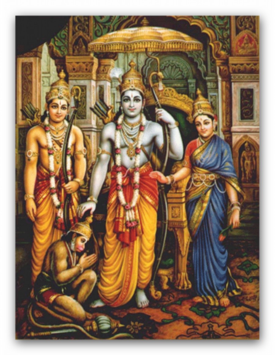 Raja Ravi Varma Ramayana Paintings - HD Wallpaper 