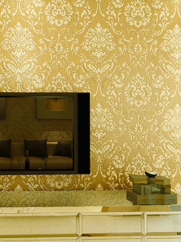 Tflash Wallpaper Self-adhesive 3d Living Room Tv Background - Nonwoven Fabric - HD Wallpaper 