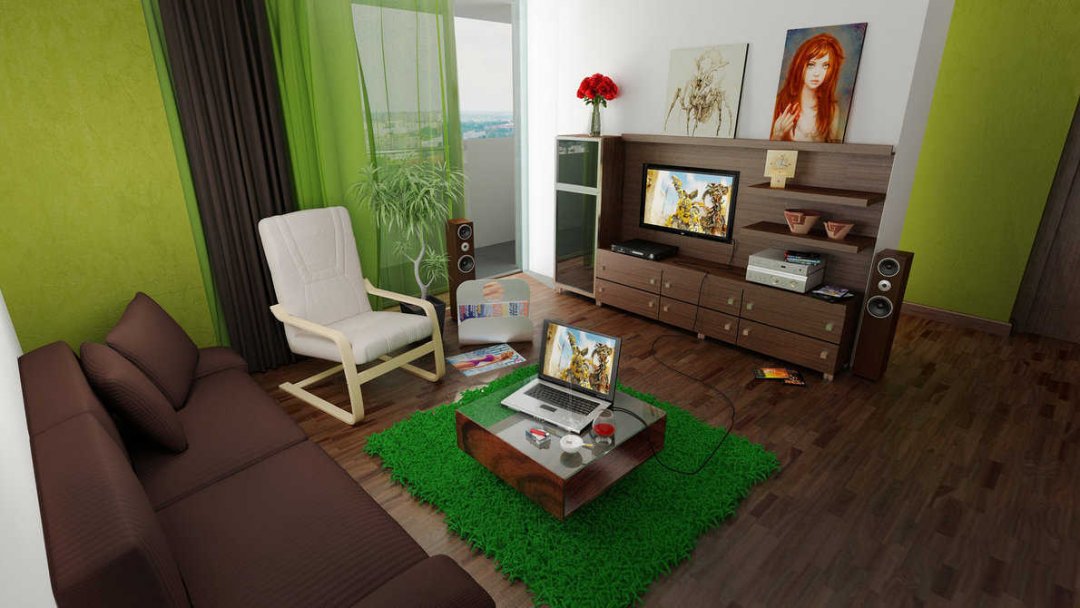 Wallpaper Hijau Tosca Polos Design Dinding Window Wall - HD Wallpaper 