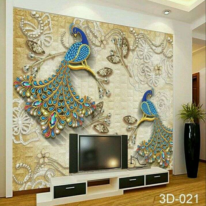 3d Wallpaper Aneka Wallpaper - Wall - HD Wallpaper 