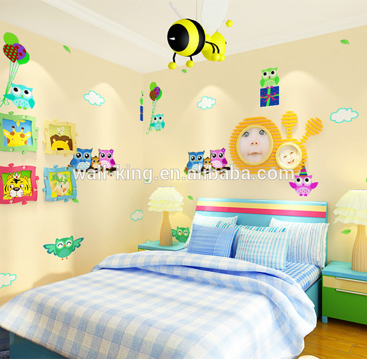 Efek Gambar Foto Wallpaper Kartun Wallpaper Kamar Anak - Kids Room - HD Wallpaper 