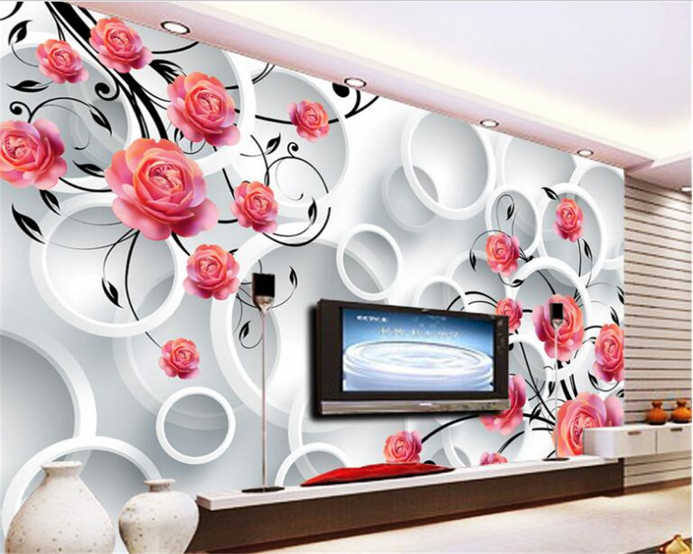 104 Wallpaper Dinding Ruang Tamu Pemandangan Wallpaper - Contoh Wallpaper Motif Bulat - HD Wallpaper 