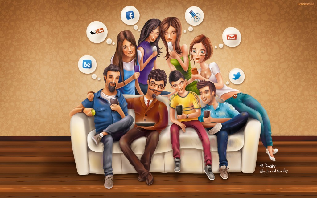 Social Media Killing Time - HD Wallpaper 