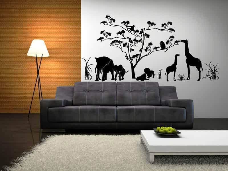 Wall Art Drawing Room Design - HD Wallpaper 