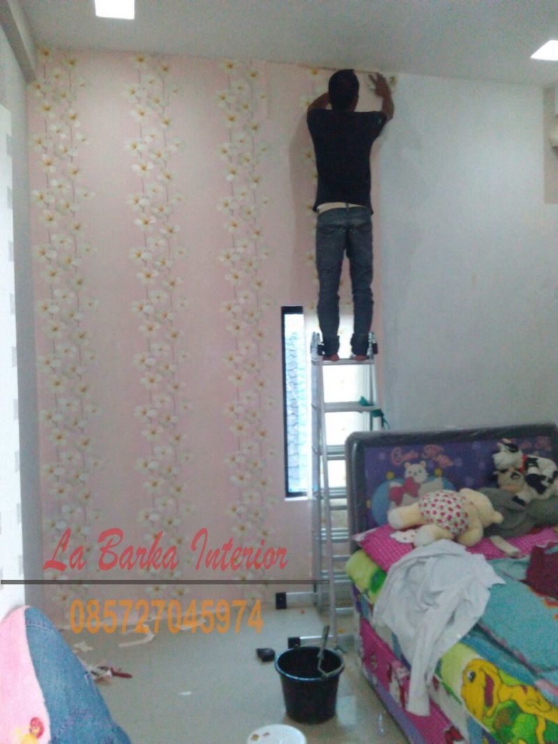 Wallpaper Kamar Anak Temanggung Di Kediaman Ibu Yuli, - Jual Wallpaper Dinding Semarang - HD Wallpaper 