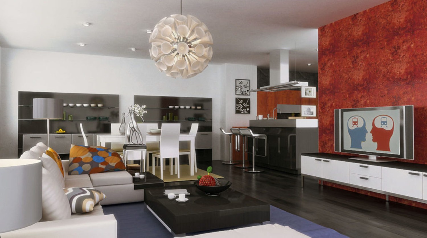 Modern Lighting Ideas For Living Room - HD Wallpaper 