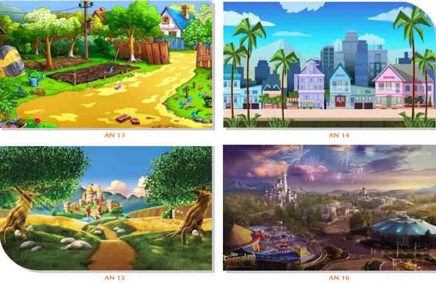 Wallpaper Gambar Taman Anak Anak - Nature Cartoon - HD Wallpaper 