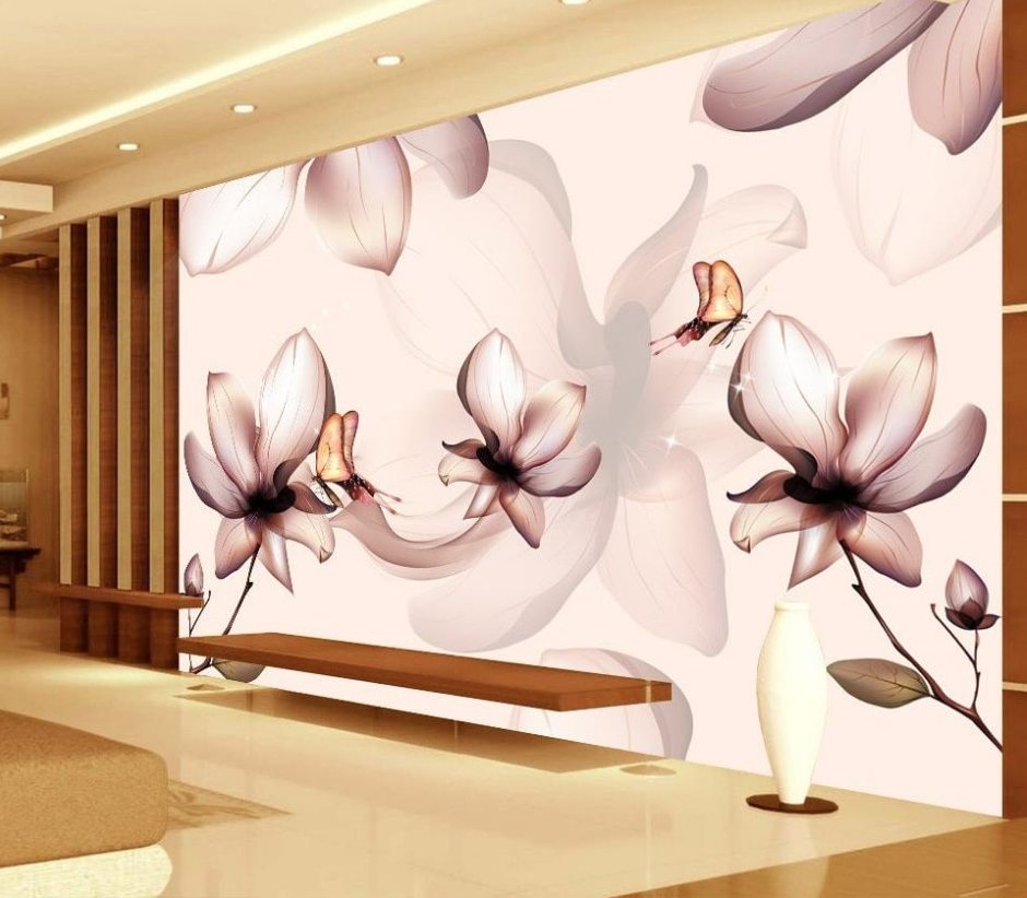 Gambar Wallpaper Ruang Tamu - Spring Flower - HD Wallpaper 