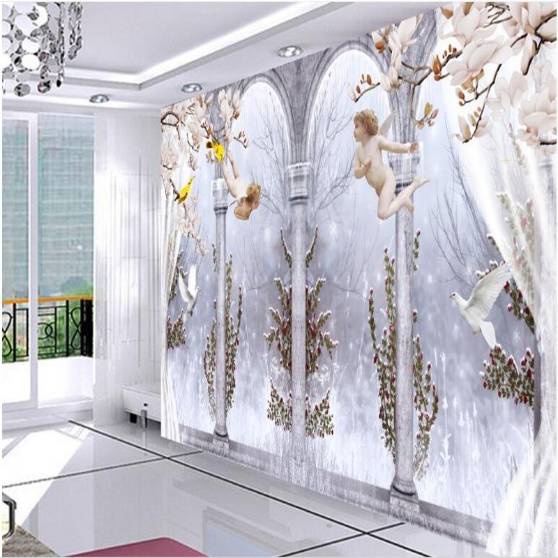 Lukisan Dinding Elegan - HD Wallpaper 