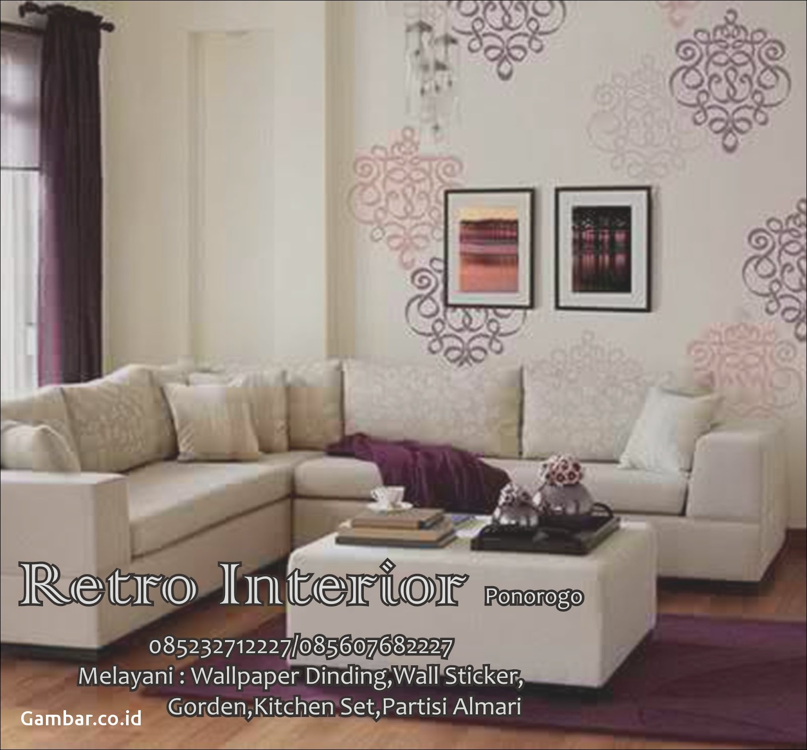 Harga Wallpaper Dinding Ruang Tamu - 1600x1488 Wallpaper 