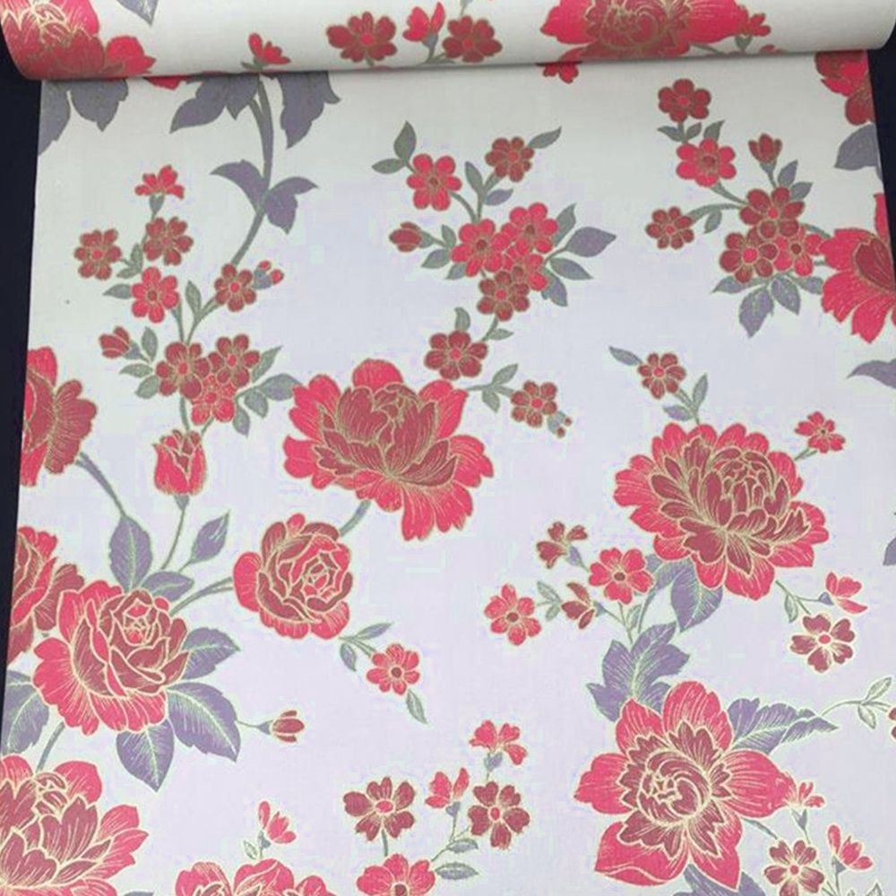 Wallpaper Sticker Dinding Minimalis Motif Ukuran 45cm - Dinding Bunga - HD Wallpaper 