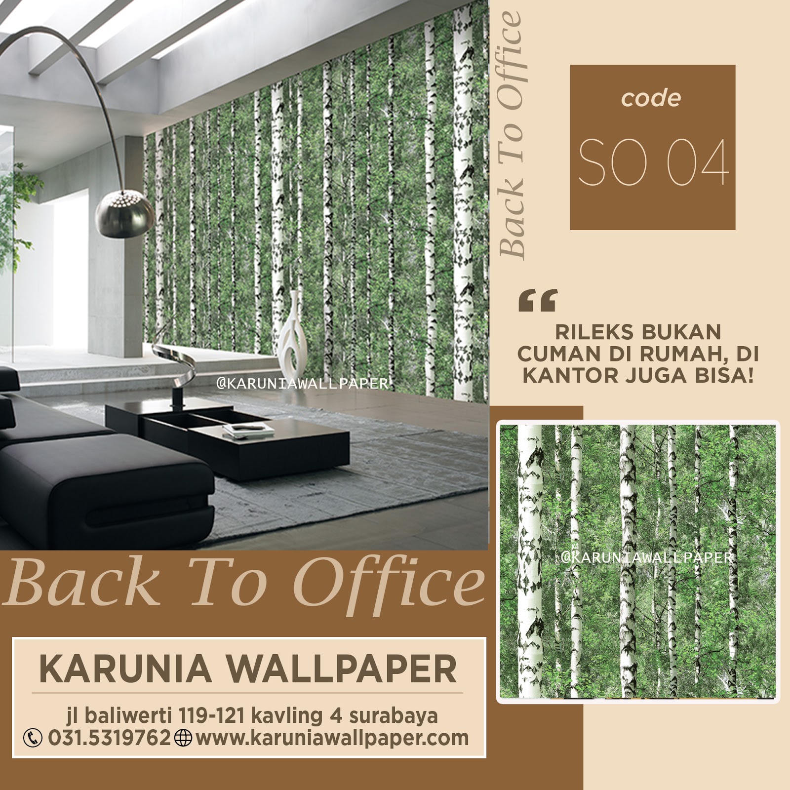 Jual Wallpaper Kantor Surabaya - Window Screen - HD Wallpaper 