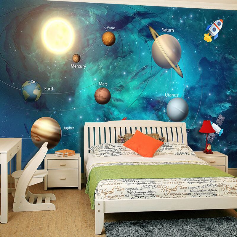 Planet Wallpaper For Kids Room - HD Wallpaper 