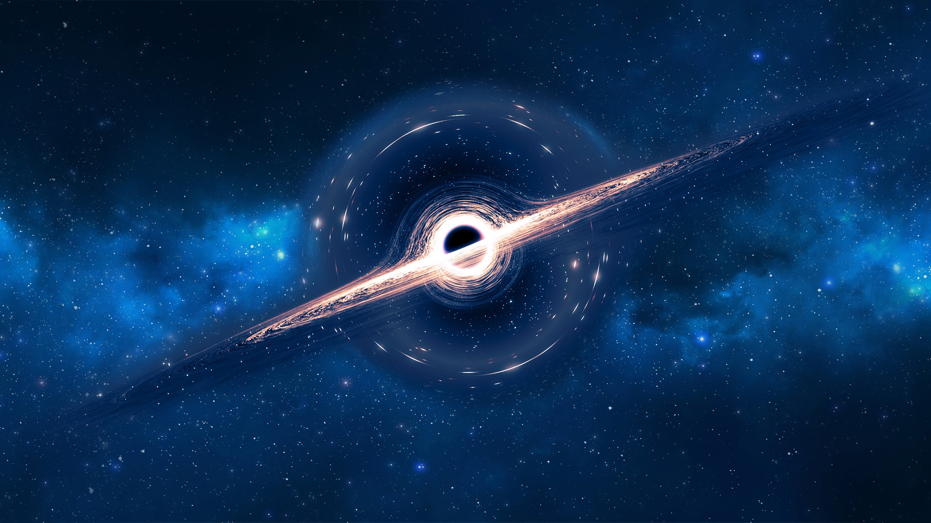 Space Black Hole Hd - HD Wallpaper 