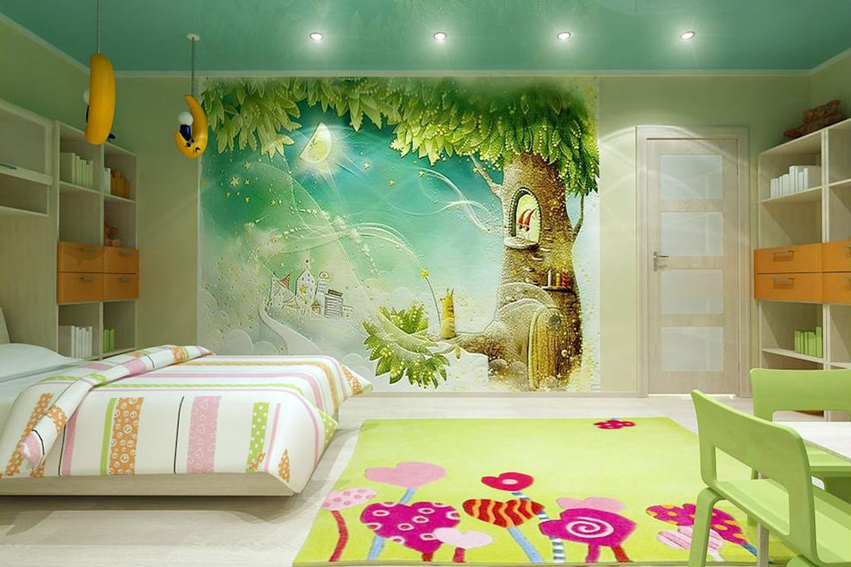 Fresque Murale Chambre Bébé - HD Wallpaper 