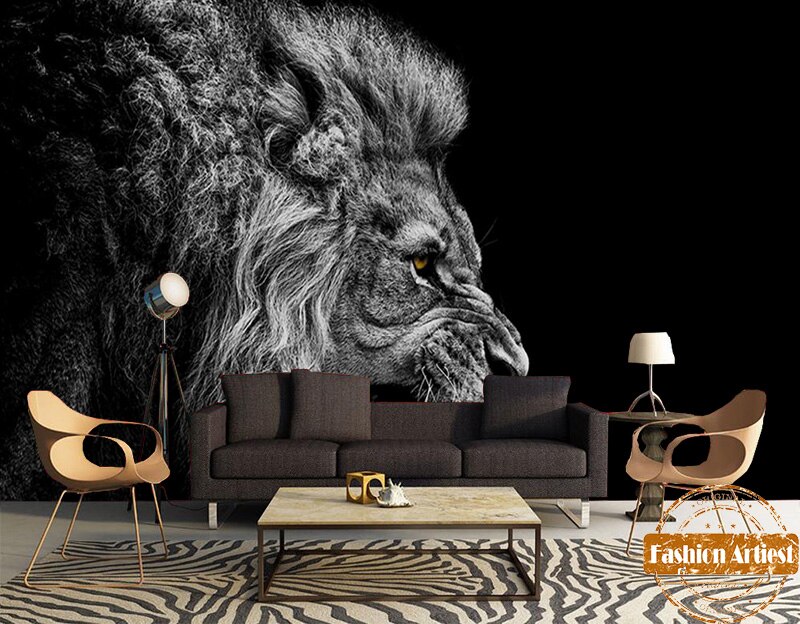 Lion Mouth Open Profile - HD Wallpaper 