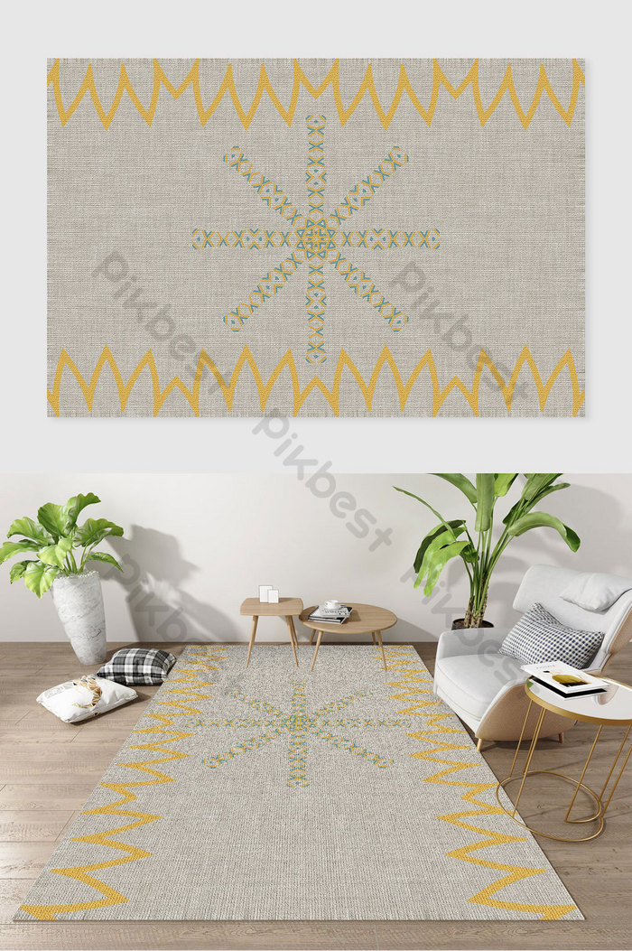 Warna Nordic Gaya Warna Gelap Petak Geometri Vektor - Thảm Cuộn Trừu Tượng - HD Wallpaper 