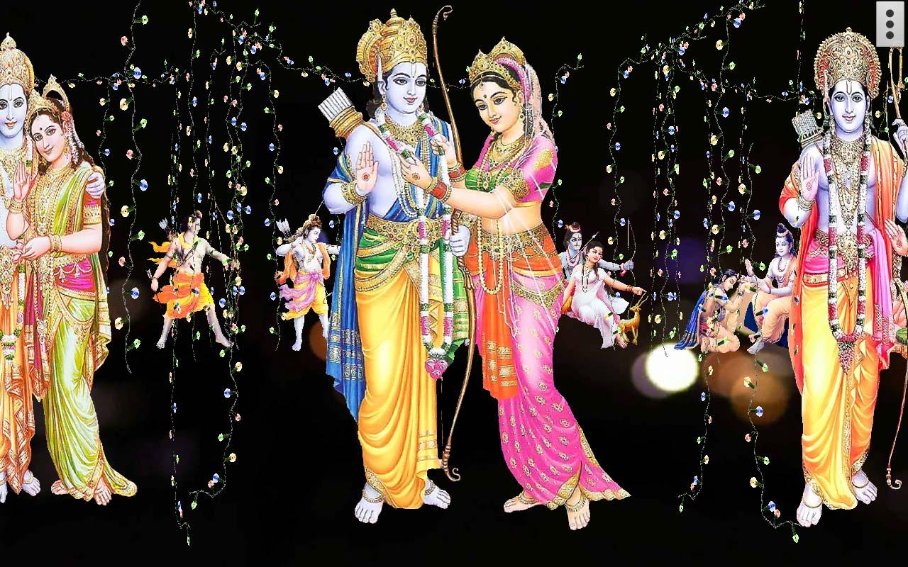 Rama And Sita - HD Wallpaper 