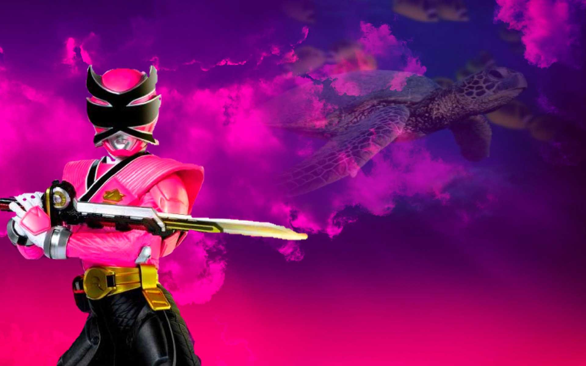 Berwarna Merah Muda, Merah Muda Samurai Mega Ranger - Power Ranger Super Samurai Pink Ranger - HD Wallpaper 