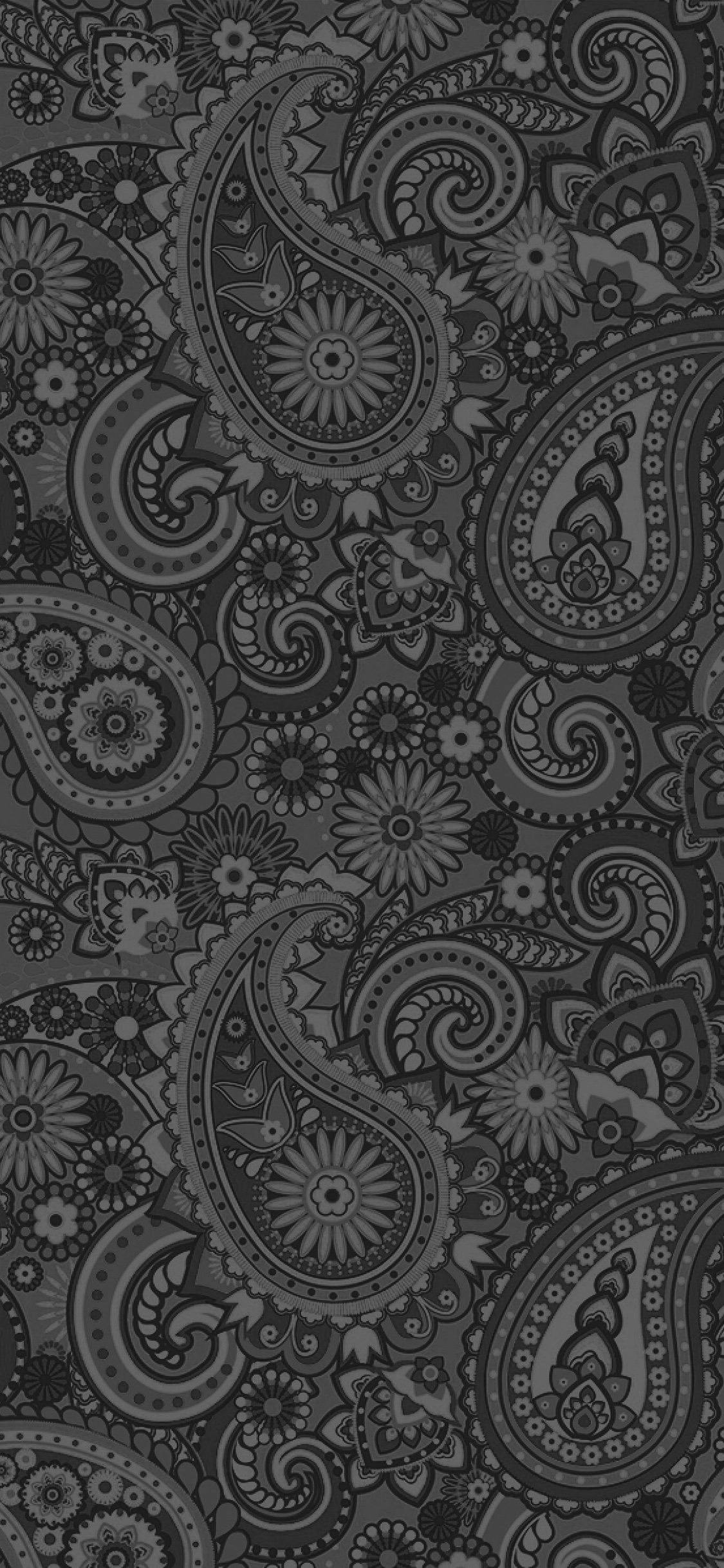 Iphone X 
 Data Src Black Paisley Wallpaper Computer - Patterned Wallpaper Iphone 7 - HD Wallpaper 