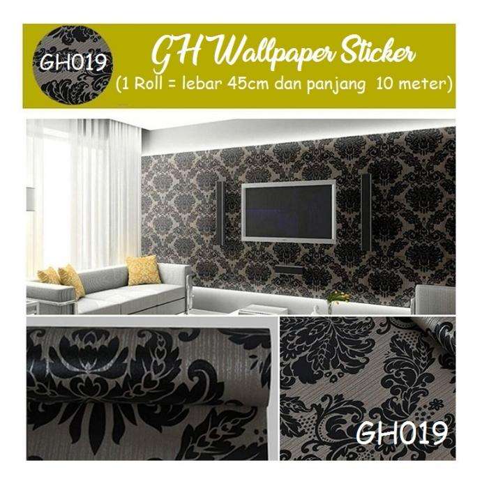 Wallpaper Stiker Dinding Motif 45cm X 10m Murah Berkualitas - Interior Design - HD Wallpaper 