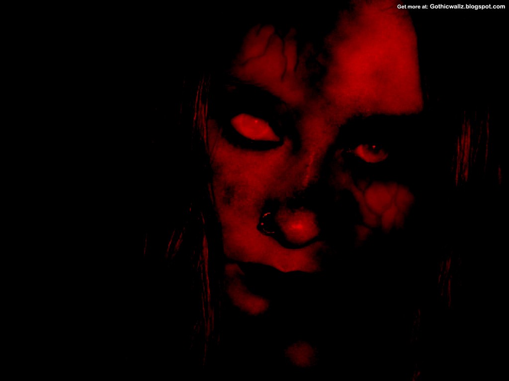 Gothicwallz Dead In Red - Dark Red Art - HD Wallpaper 