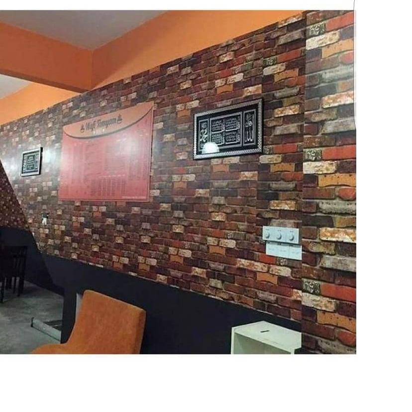 Toko Stiker Dinding Motif Bata - HD Wallpaper 