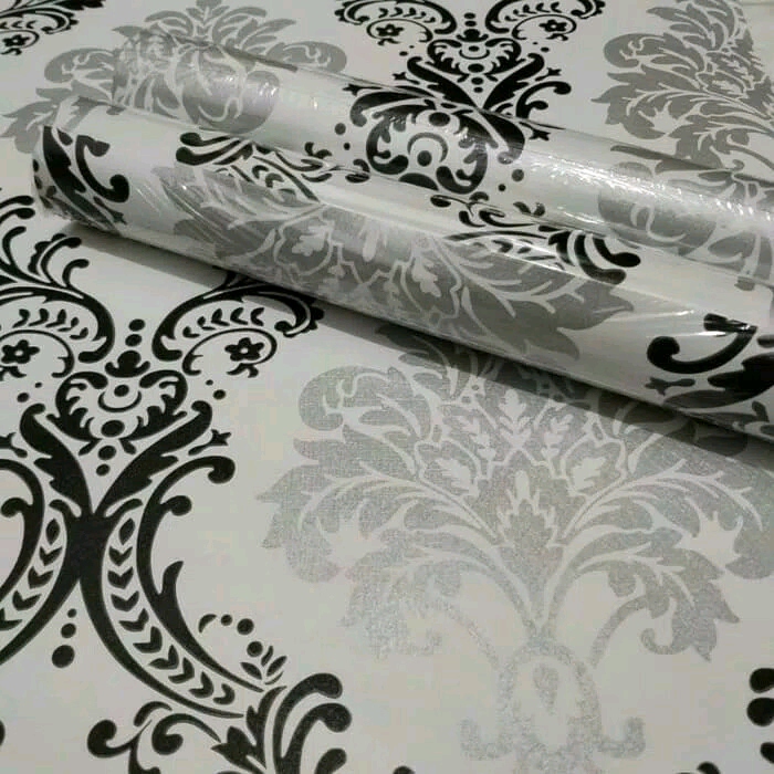 Motif Batik Hitam Putih - HD Wallpaper 
