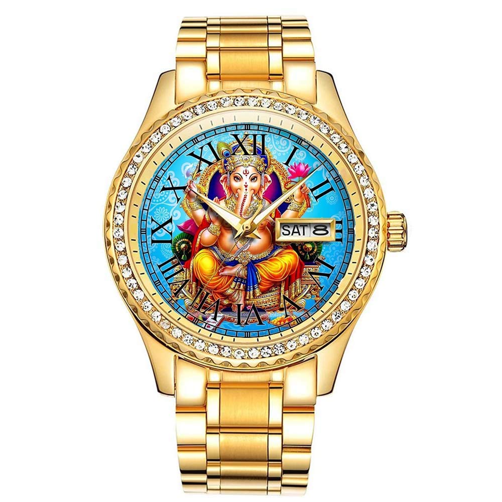 Men Watch Luminous Luxury Waterproof Unique Gold Wrist - Hd Png Luxuary Watch - HD Wallpaper 