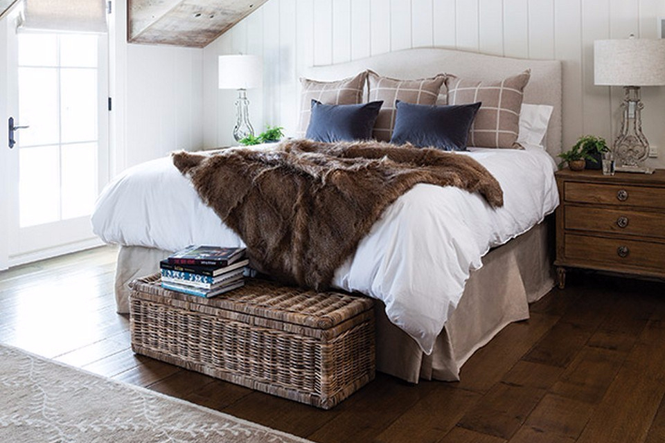 Cozy Rustic Modern Bedroom - HD Wallpaper 