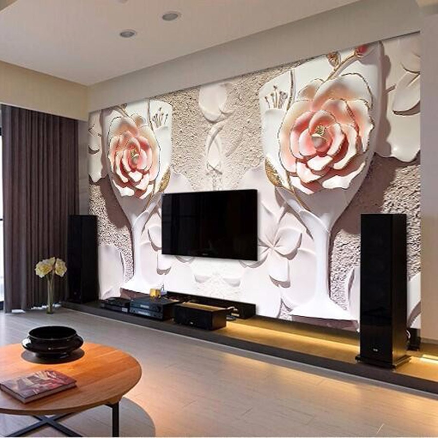 3d Wooden Wallpaper For Living Room - New Style Wallpaper 3d - HD Wallpaper 